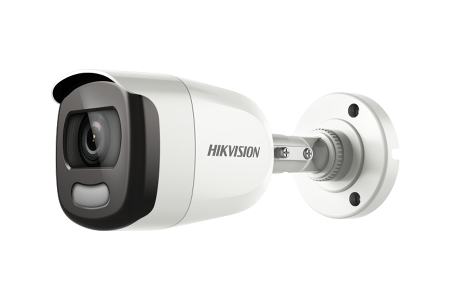 Hikvision DS-2CE10DFT-F(6mm). 2Мп уличная компактная цилиндрическая HD-TVI камера с LED подсветкой до 20м