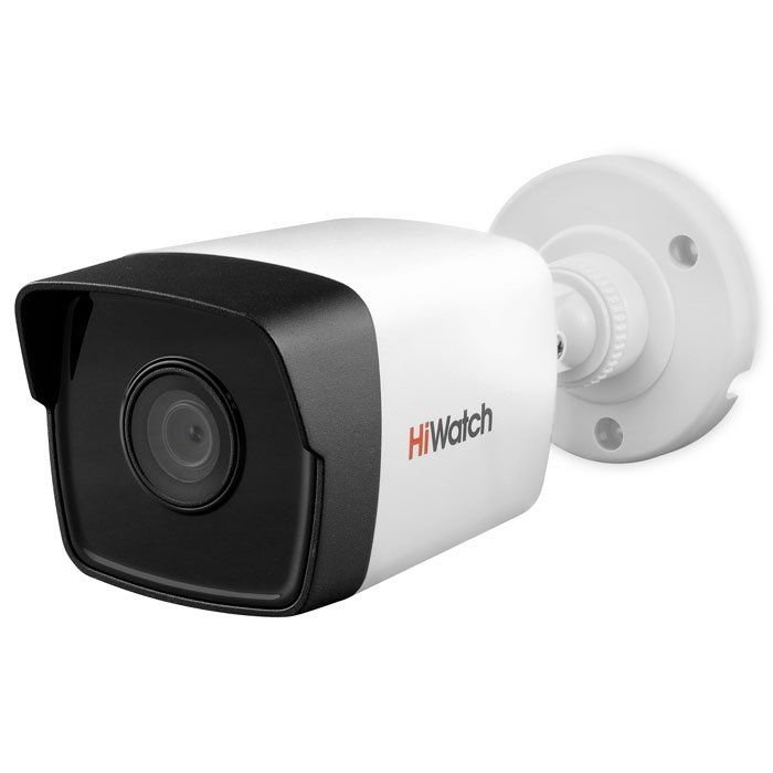 HiWatch DS-I100 (B) (4 mm). 1Мп уличная цилиндрическая IP-камера с EXIR-подсветкой до 30м