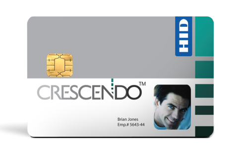 HID 402C. Комбинированная контактная смарт-карта Crescendo C200 с MIFARE +Prox