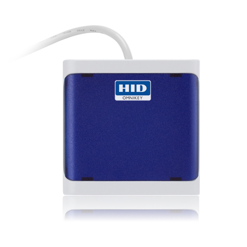 HID R50210218-DB. Стильный компактный считыватель OMNIKEY (CardMan) 5021 CL USB бесконтактных смарт-карт (Темно-синий)