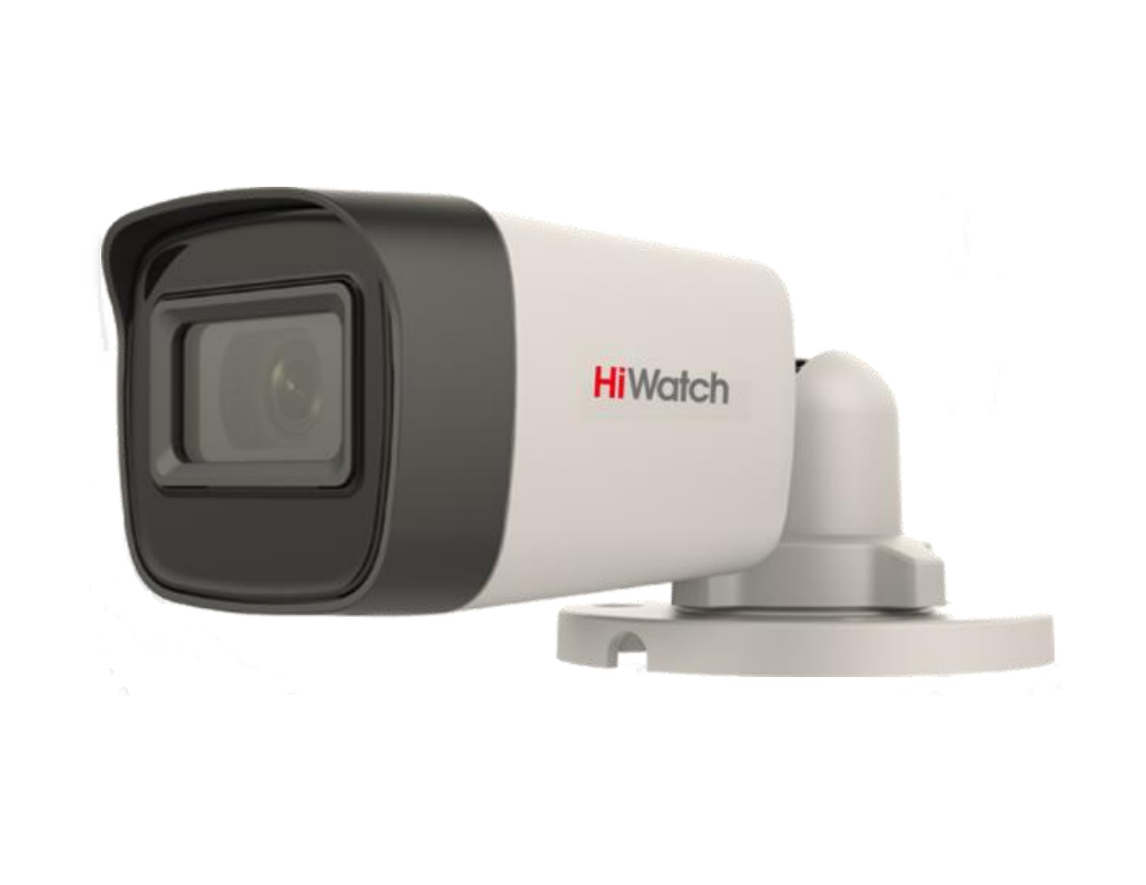 HiWatch DS-T520 (С) (2.8 mm). 5Мп уличная цилиндрическая HD-TVI камера с EXIR-подсветкой до 40м