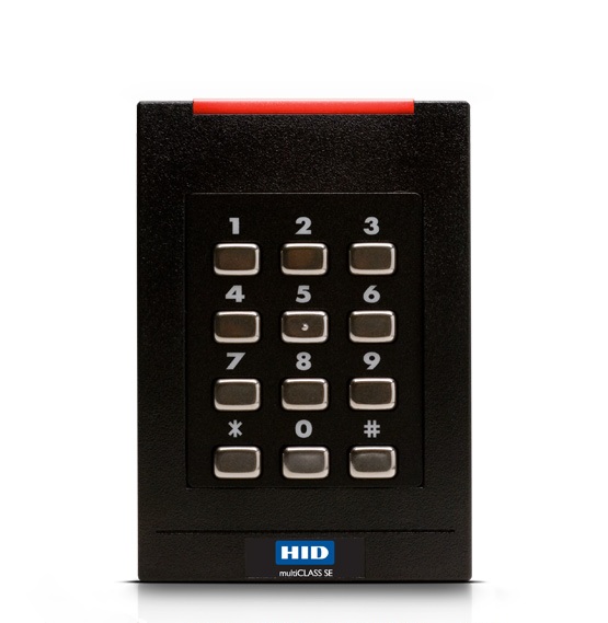 HID 921NBN. MOBILE-ENABLED считыватель iCLASS SE RK40 с клавиатурой для проекта HID Mobile Access (OrgIDxxxx/MOBxxxx) (Seos+MA+Bluetooth)