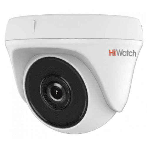 HiWatch DS-T233 (2.8 mm). 2Мп внутренняя купольная HD-TVI камера с EXIR-подсветкой до 40м