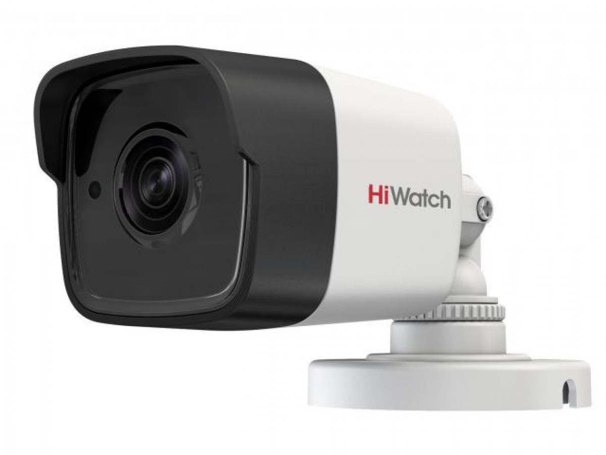HiWatch DS-T500 (B) (2.8 mm). 5Мп уличная цилиндрическая HD-TVI камера с EXIR-подсветкой до 20м