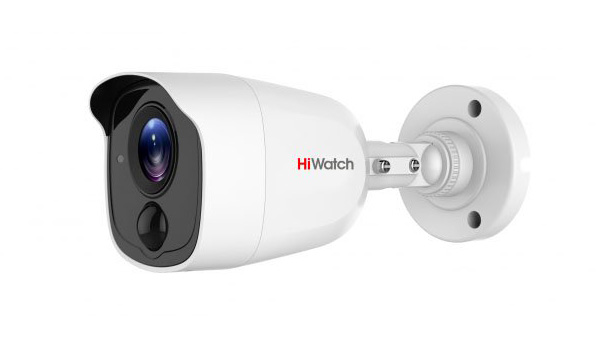 HiWatch DS-T210 (2.8 mm). 2Мп уличная цилиндрическая HD-TVI камера с EXIR-подсветкой до 20м