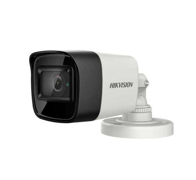 Hikvision DS-2CE16H8T-ITF (2.8mm). 5Мп уличная компактная цилиндрическая HD-TVI камера с EXIR-подсветкой до 30м