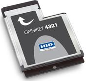 HID R43210001-2. Считыватель для ноутбука или КПК OMNIKEY (CardMan) 4321 ExpressCard 54 контактных смарт-карт