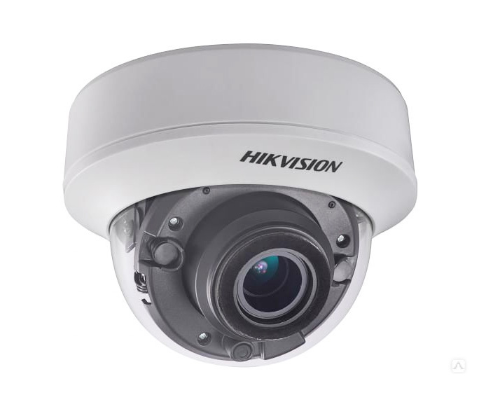 Hikvision  DS-2CE56H5T-ITZ (2.8-12 mm). 5Мп купольная HD-TVI камера с EXIR-подсветкой до 30м