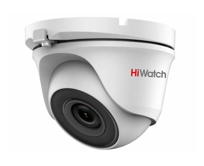 HiWatch DS-T203(B) (2.8 mm). 2Мп уличная купольная HD-TVI камера с EXIR-подсветкой до 20м