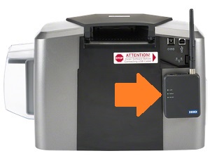 Принтер FARGO DTC с установленным Wi-Fi модулем